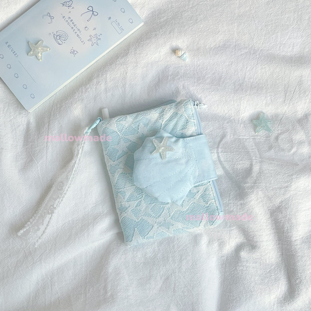 Shell Travel Wallet | Handmade Passport Holder